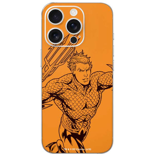DC Comics Aquaman Comic Pop iPhone 16 Pro Skin